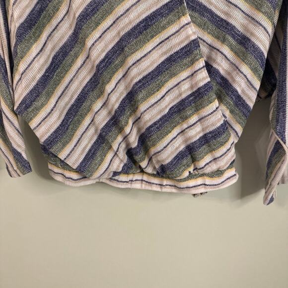 Sadie and Sage women’s small striped, spliced, knit sweater top - Picture 5 of 9